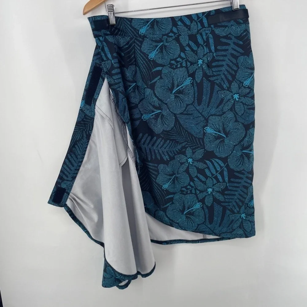 Ripskirt Hawaii The Original Wrap Skirt Length 3 Maui Moonlight Blue Size Large